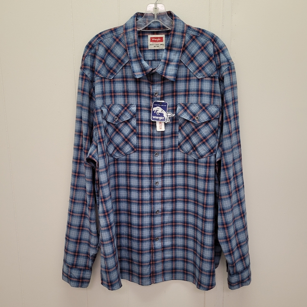 Wrangler Volume Fashion Slim Fit Long Sleeve Shirt
